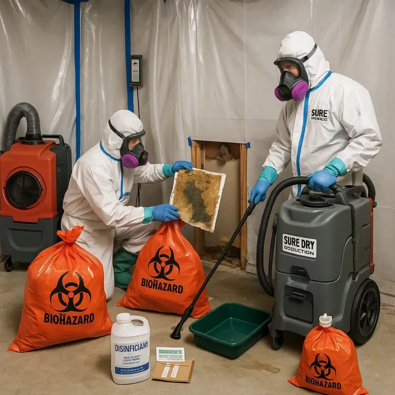 Contaminated Water Handling Protocols process in Hartford, IL